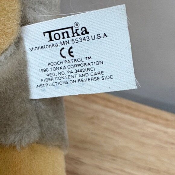 Vintage 1990 Tonka Pooch Patrol Plush Dog 11” - Picture 2 of 9